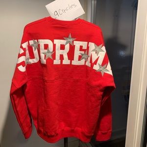 Supreme SS20 Stars Crewneck Red
